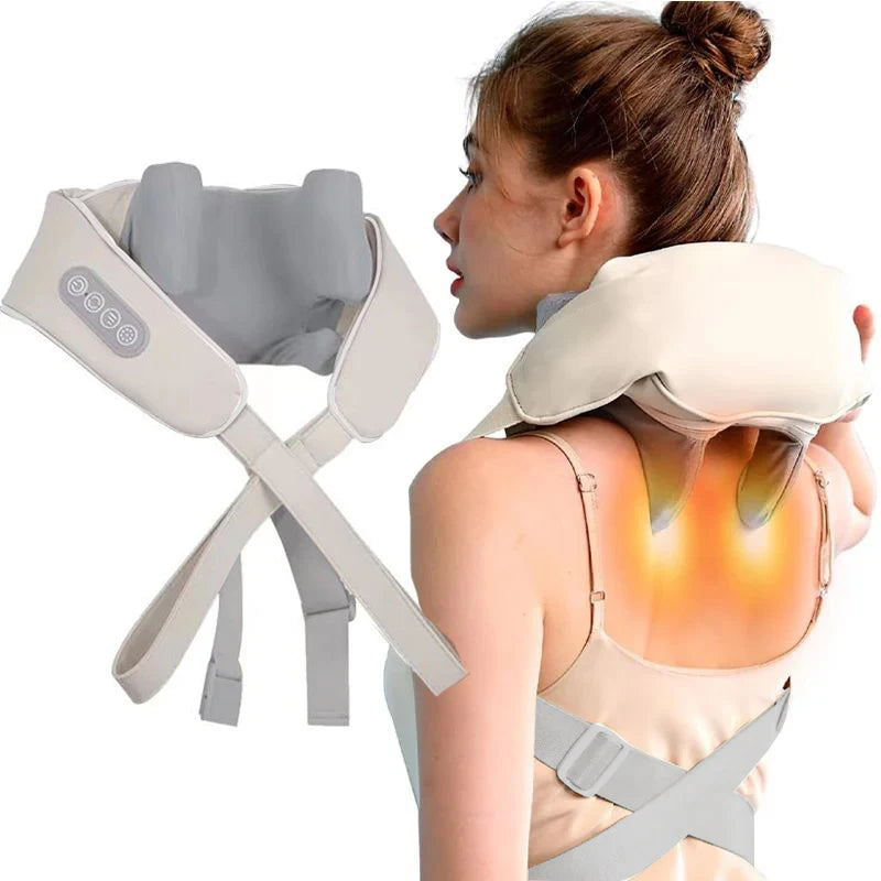 Neck Massager with low Heat Back Shoulder