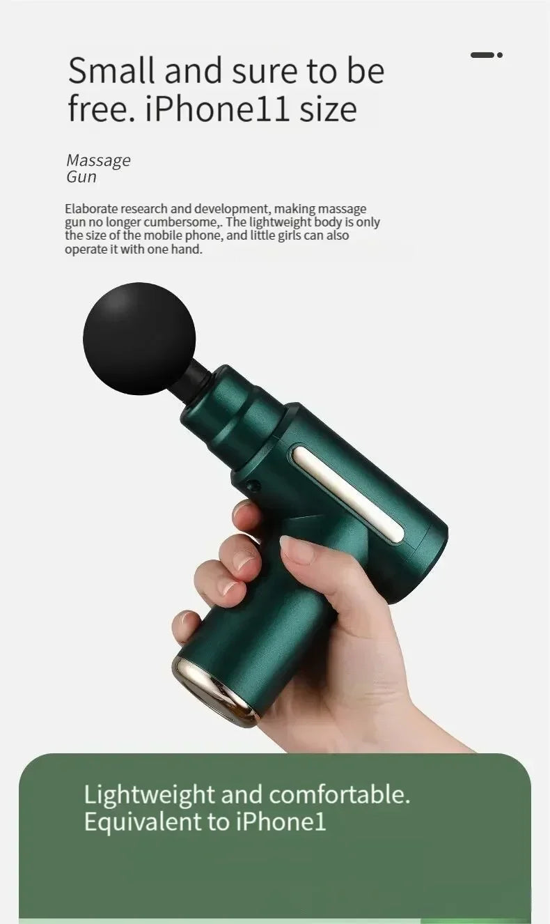 Portable massage gun